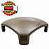 Dome Top for Landmark Series Waste Receptacle, Square, 26 x 16 x 11.25, Driftwood (3975L1DWOOD)