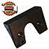 Handle Tool Grip Cap for Cleaning Cart, Plastic, Black (9T73M6)