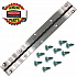 Hinge with Hardware for Container, 1.5 x 18 x 0.5, Gray (FG3975L90000)