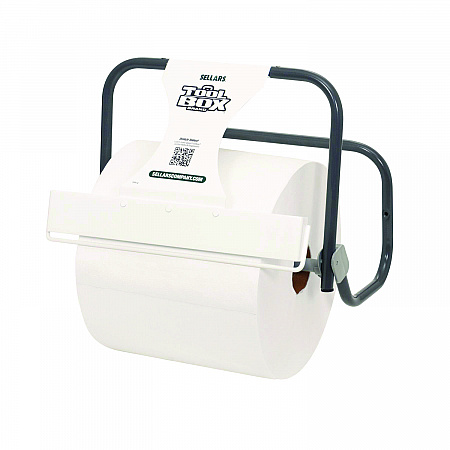 TOOLBOX WaterWeave T600 Wipers, 1-Ply, 11.8 x 12.8, White, 1,100 Sheets/Roll (68300)