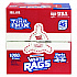 TOOLBOX White Rags, 1-Ply, 9.8 x 12, White, 200 Sheets/Box, 6 Boxes/Carton (58202)