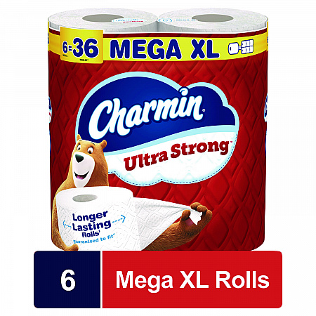 Ultra Strong Bathroom Tissue, Septic Safe, 2-Ply, White, 330 Sheets/Roll, 6 Rolls/Pack, 3 Packs/Carton (13449)