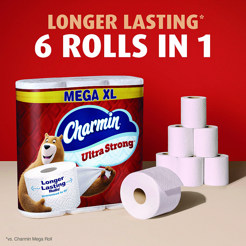 Ultra Strong Bathroom Tissue, Septic Safe, 2-Ply, White, 330 Sheets/Roll, 6 Rolls/Pack, 3 Packs/Carton (13449)