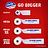 Ultra Strong Bathroom Tissue, Septic Safe, 2-Ply, White, 330 Sheets/Roll, 6 Rolls/Pack, 3 Packs/Carton (13449)