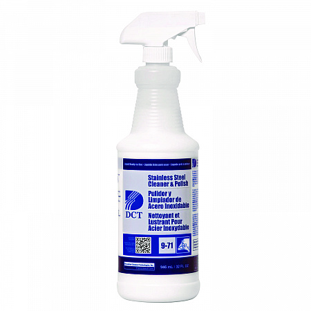Stainless Steel Cleaner and Polish RLQ, 32 oz Spray Bottle, 4/Carton (00007)