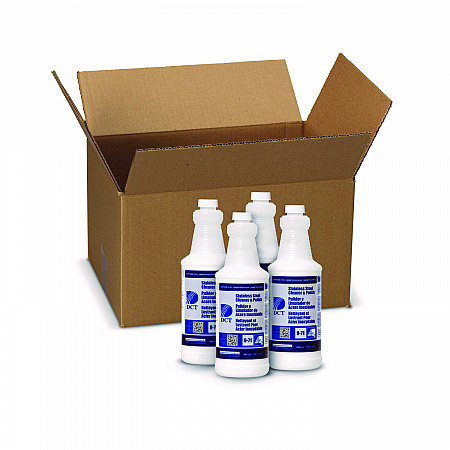 Stainless Steel Cleaner and Polish RLQ, 32 oz Spray Bottle, 4/Carton (00007)