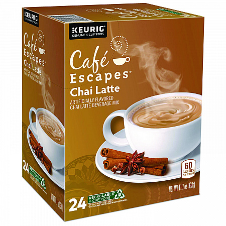 Chai Latte K-Cups, 96/Carton (6805CT)