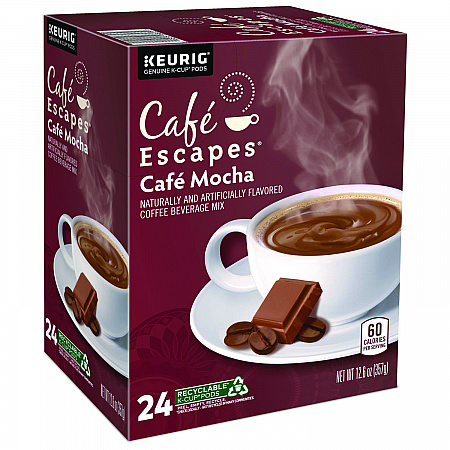 Mocha K-Cups, 24/Box, 96/Carton (6803CT)