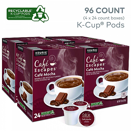 Mocha K-Cups, 24/Box, 96/Carton (6803CT)