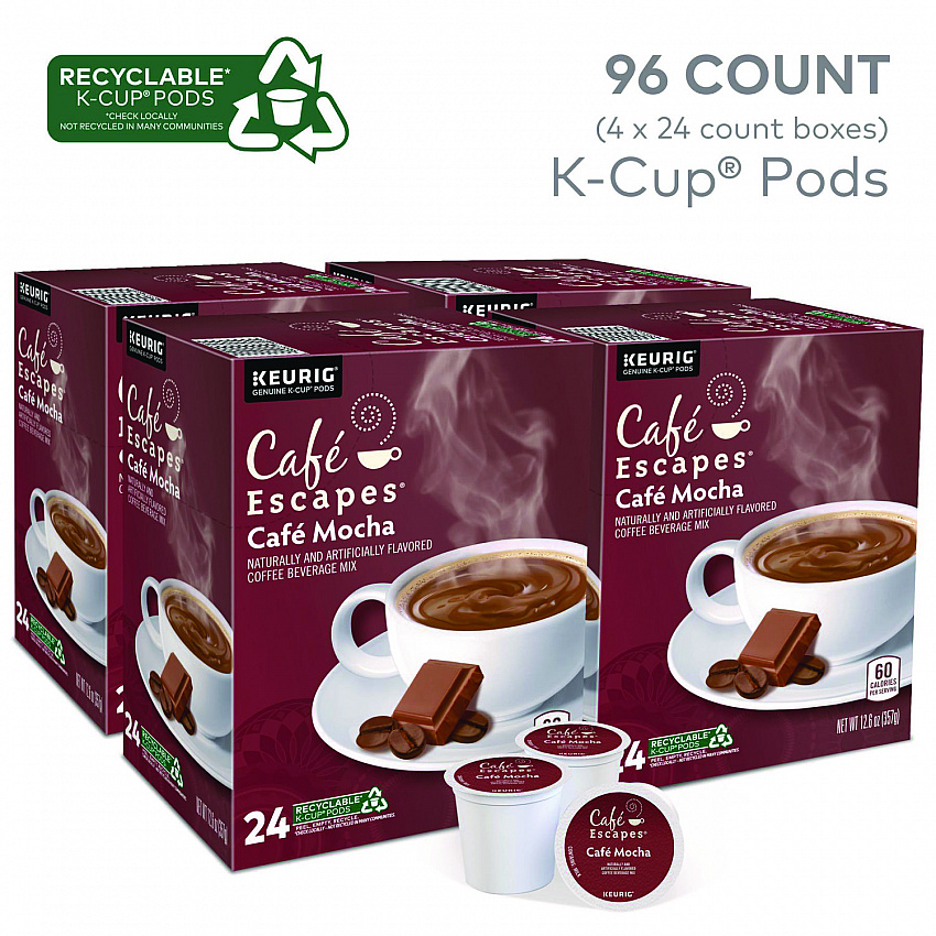 Mocha K-Cups, 24/Box, 96/Carton (6803CT)