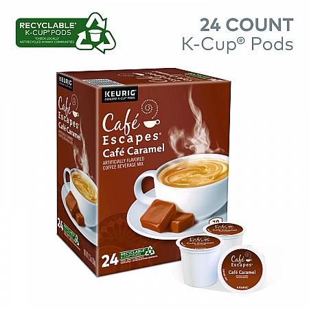 Cafe Caramel K-Cups, 24/Box (6813)