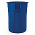 Utility Trash Can, 56.9 gal, Plastic, Blue (TCU55BL)