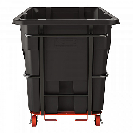 2 cu yd Standard Duty Tilt Truck, Forkliftable Frame, 1,400 lb Capacity, Black (RMTTSD200D)