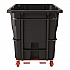2 cu yd Standard Duty Tilt Truck, Forkliftable Frame, 1,400 lb Capacity, Black (RMTTSD200D)