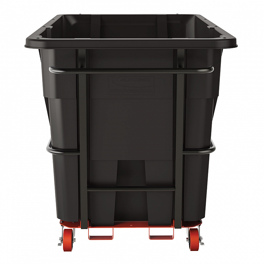 2 cu yd Standard Duty Tilt Truck, Forkliftable Frame, 1,400 lb Capacity, Black (RMTTSD200D)