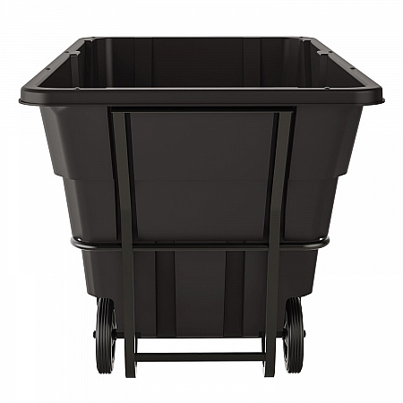 2 cu yd Standard Duty Tilt Truck, Forkliftable Frame, 1,400 lb Capacity, Black (RMTTSD200D)
