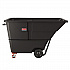 2 cu yd Standard Duty Tilt Truck, Forkliftable Frame, 1,400 lb Capacity, Black (RMTTSD200D)
