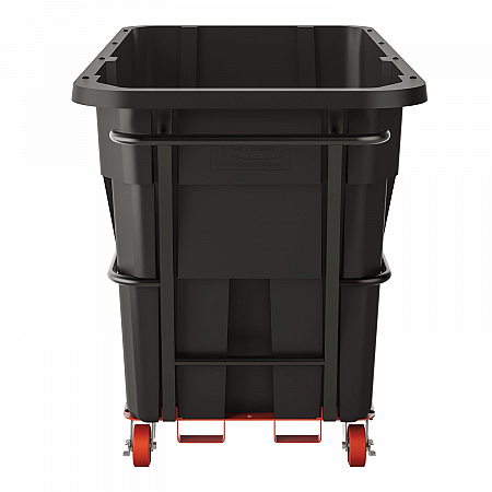 1.5 cu yd Standard Duty Tilt Truck, Forkliftable Frame, 1,300 lb Capacity, Black (RMTTSD150D)