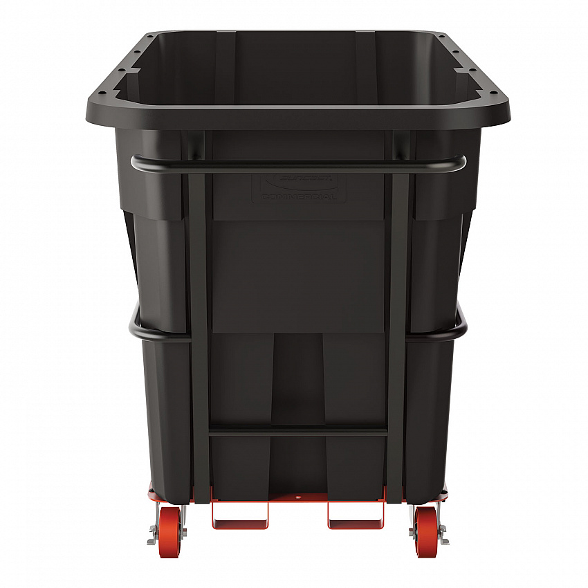 1.5 cu yd Standard Duty Tilt Truck, Forkliftable Frame, 1,300 lb Capacity, Black (RMTTSD150D)