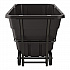 1.5 cu yd Standard Duty Tilt Truck, Forkliftable Frame, 1,300 lb Capacity, Black (RMTTSD150D)
