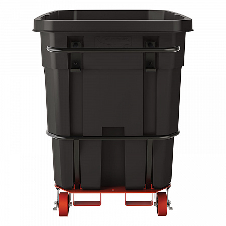 1 cu yd Standard Duty Tilt Truck, Forkliftable Frame, 1,300 lb Capacity, Black (RMTTSD100D)