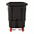 0.75 cu yd Standard Duty Tilt Truck, 1,300 lb Capacity, Black (RMTTSD75D)