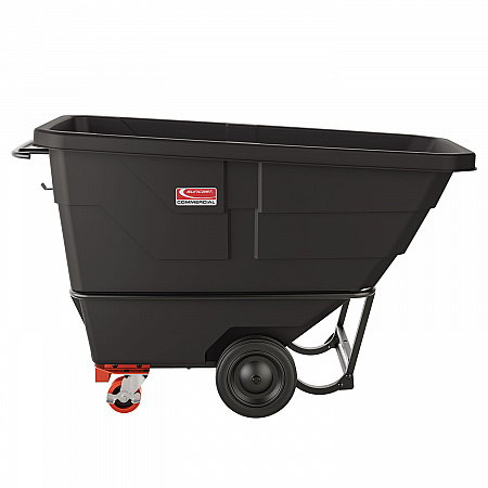 0.75 cu yd Standard Duty Tilt Truck, 1,300 lb Capacity, Black (RMTTSD75D)