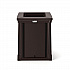 Resin Customizable Garbage Can with Open Lid, 34.4 gal, Plastic, Java (RMCC3502)