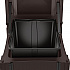 Resin Customizable Garbage Can with Covered Lid, 34.4 gal, Plastic, Java (RMCC3501)