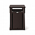 Resin Customizable Garbage Can with Covered Lid, 34.4 gal, Plastic, Java (RMCC3501)