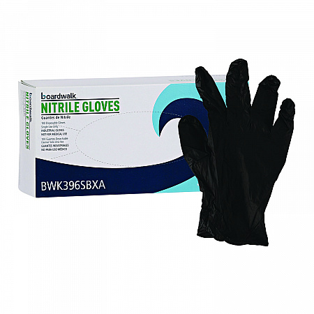 396 Series Disposable General-Purpose Nitrile Gloves, Powder-Free, Small, 4.4 mil Thick, 9.5