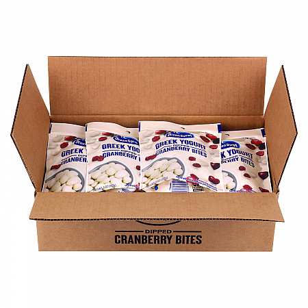Greek Yogurt Dipped Cranberry Bites, Cranberry/Yogurt, 5 oz Bag, 12/Carton (22002298)