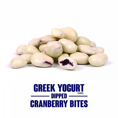 Greek Yogurt Dipped Cranberry Bites, Cranberry/Yogurt, 5 oz Bag, 12/Carton (22002298)