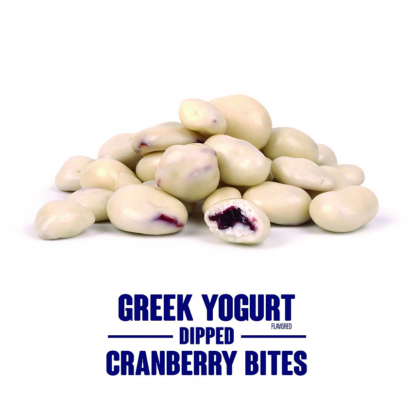 Greek Yogurt Dipped Cranberry Bites, Cranberry/Yogurt, 5 oz Bag, 12/Carton (22002298)