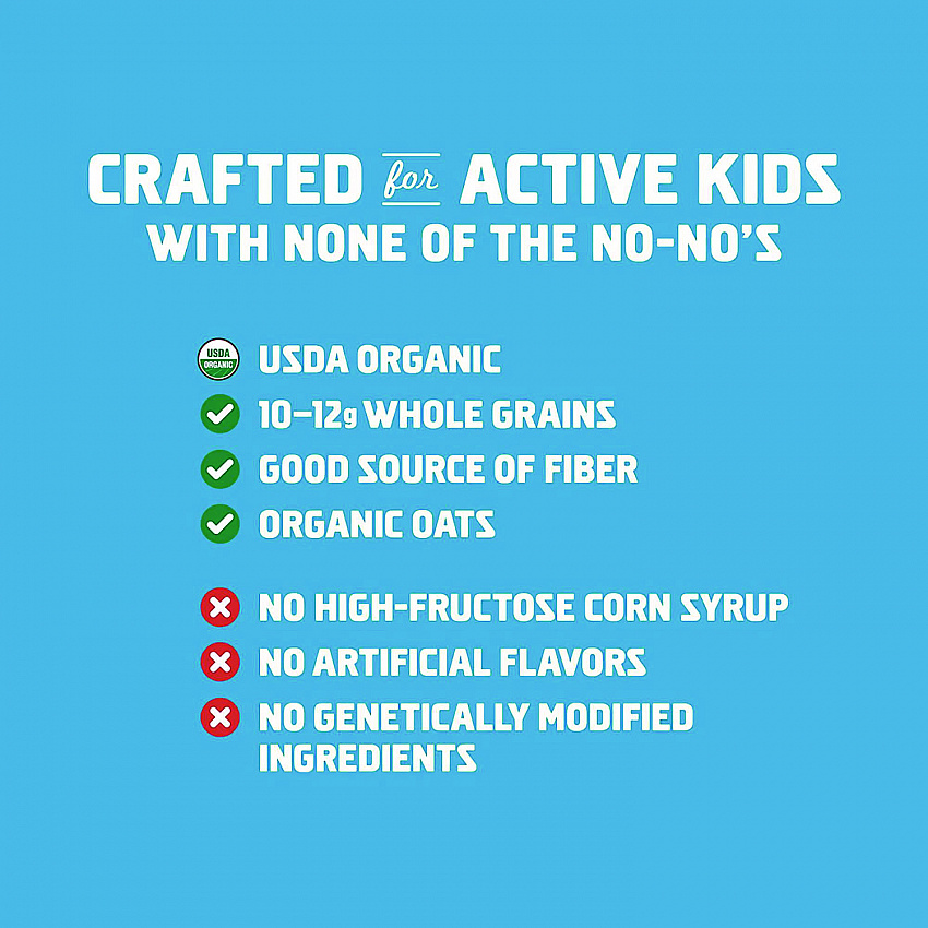 Kid Organic Zbar Granola Bars Variety Pack, Assorted Flavors, 1.27 oz Bar, 36/Carton (22002341)