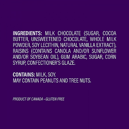Milk Chocolate Covered Raisins, 50 oz Jar (22002345)