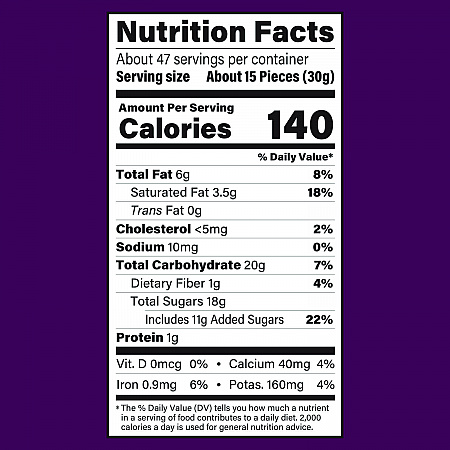 Milk Chocolate Covered Raisins, 50 oz Jar (22002345)