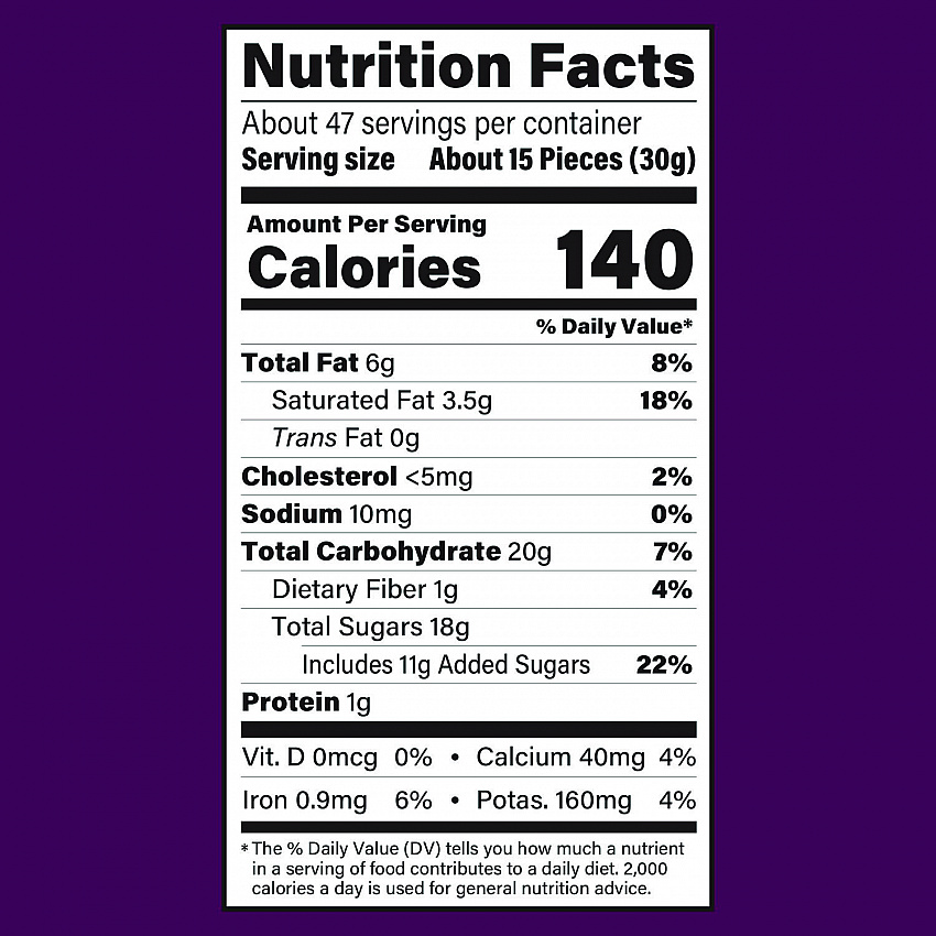 Milk Chocolate Covered Raisins, 50 oz Jar (22002345)