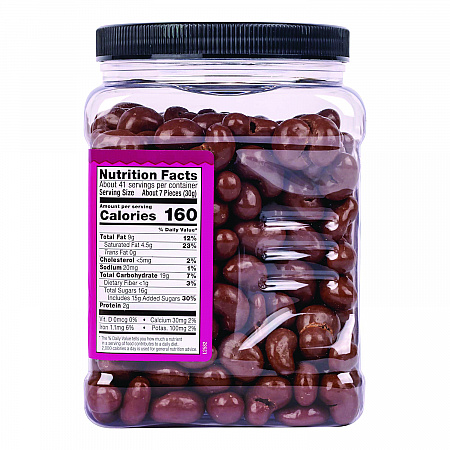 Milk Chocolate Covered Cashews, 44 oz Jar (22002346)