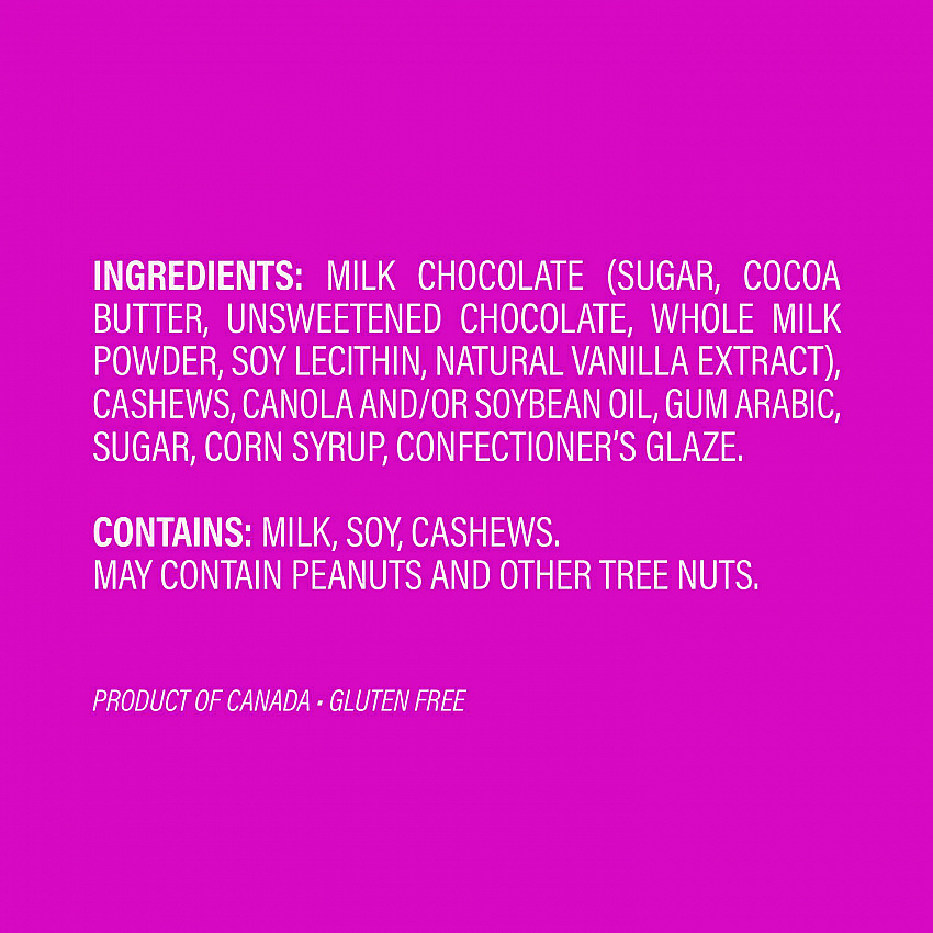Milk Chocolate Covered Cashews, 44 oz Jar (22002346)