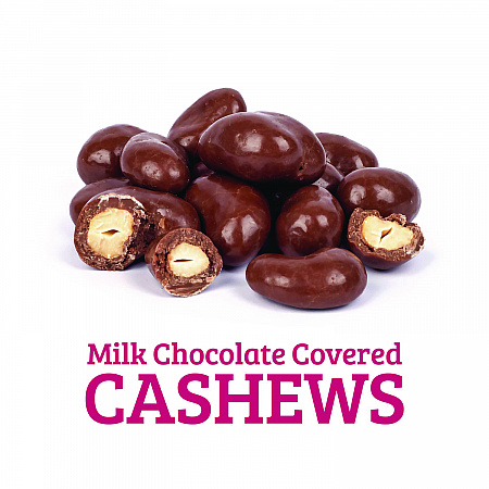 Milk Chocolate Covered Cashews, 44 oz Jar (22002346)