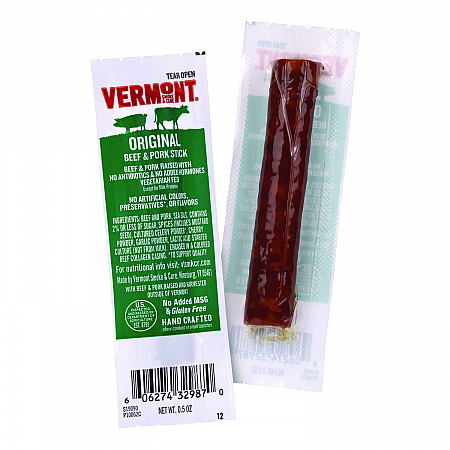 Original Flavor Mini Snack Sticks, Beef, 0.5 oz Individually Wrapped, 20/Carton (22002353)