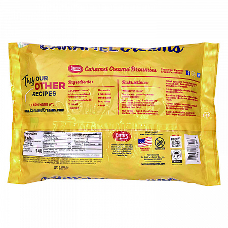 Caramel Creams Candy, Caramel, 48 oz Bag (22002357)