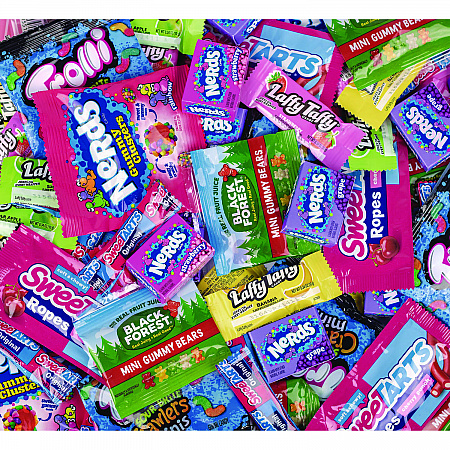 Party Mix Stand-Up Bag, 120 Pieces, Assorted Flavors, 2.5 lb Bag (22002359)