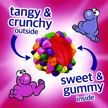 Rainbow Gummy Clusters Share Pack, Assorted Flavors, 3 oz Packet, 12/Carton (22002360)