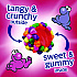 Rainbow Gummy Clusters Share Pack, Assorted Flavors, 3 oz Packet, 12/Carton (22002360)
