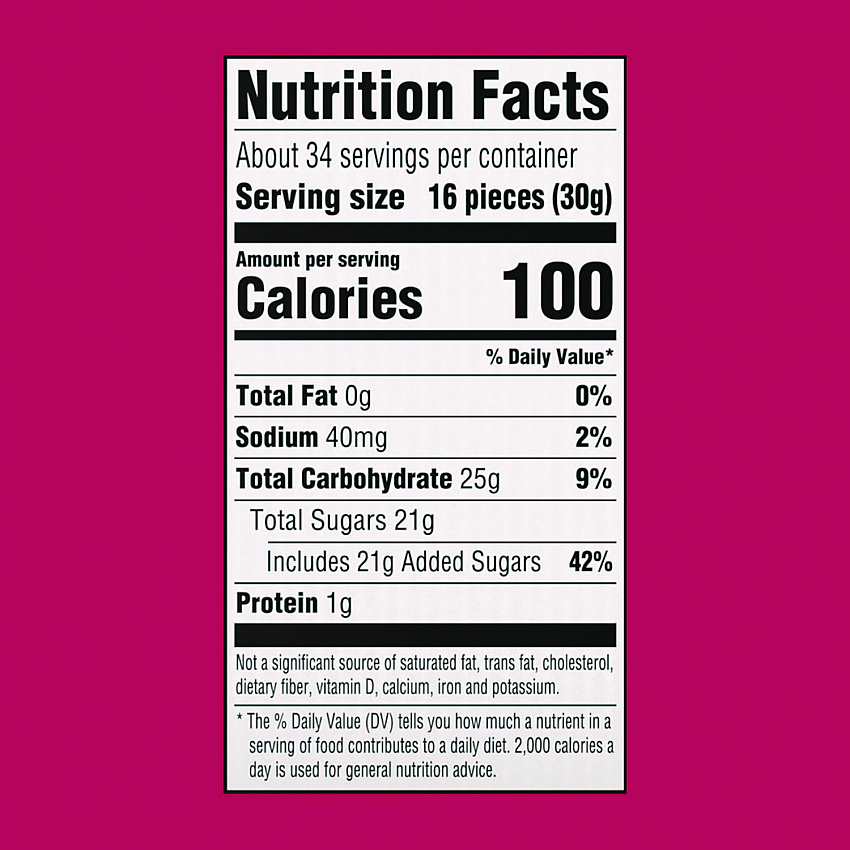 Rainbow Gummy Clusters Share Pack, Assorted Flavors, 3 oz Packet, 12/Carton (22002360)