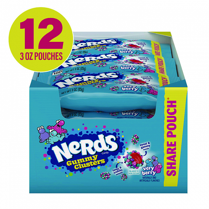 Very Berry Clusters Share Pack, Berry, 3 oz Packet, 12/Carton (22002361)