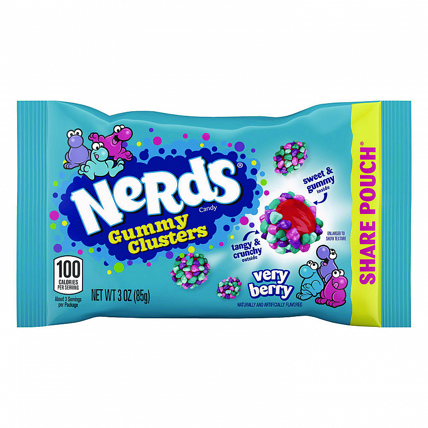 Very Berry Clusters Share Pack, Berry, 3 oz Packet, 12/Carton (22002361)