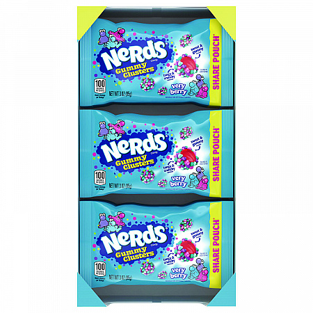 Very Berry Clusters Share Pack, Berry, 3 oz Packet, 12/Carton (22002361)